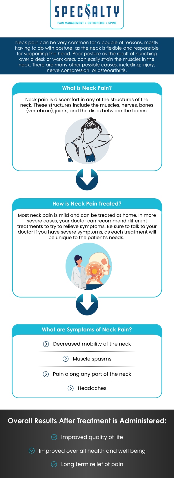 Specialty Medical Center provides answers to common questions about neck pain and when to seek medical attention. Our team helps you recognize key symptoms that warrant professional evaluation. We offer clear guidance on diagnosis, treatment options, and pain relief strategies. Count on our dedicated staff to support your journey toward improved neck health and comfort. For more information, contact us today or schedule an appointment online. We have convenient locations to serve you in Sterling Heights, MI and Dearborn, MI. Specialty Medical Center provides answers to common questions about neck pain and when to seek medical attention. Our team helps you recognize key symptoms that warrant professional evaluation. We offer clear guidance on diagnosis, treatment options, and pain relief strategies. Count on our dedicated staff to support your journey toward improved neck health and comfort. For more information, contact us today or schedule an appointment online. We have convenient locations to serve you in Sterling Heights, MI and Dearborn, MI.